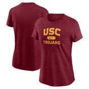 USC Trojans Women's Nike Cardinal Cotton Logo T-Shirt